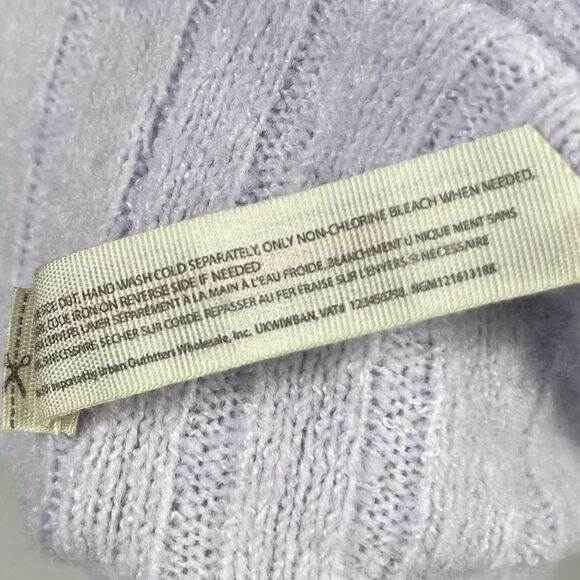 Free People Around the Clock Pullover Cozy Lavender Oversized Sweater Tunic XS - Picture 14 of 16